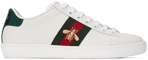 white gucci boots with bees|gucci ace bee platform sneakers.